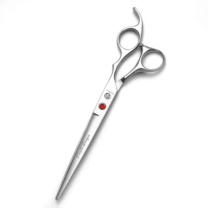 Purple Dragon 4“/5"/5.5"/6"/6.5"/7"/7.5"/8"/9"/10" Sharp Edge Salon Hair Cutting Shears - Pet/Dog Grooming Scissors with B...