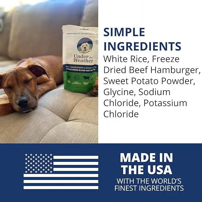 Under the Weather Bland Diet for Dogs | Easy to Digest for Sick Dogs |Always Be Ready| Contains Electrolytes - Natural Fre...
