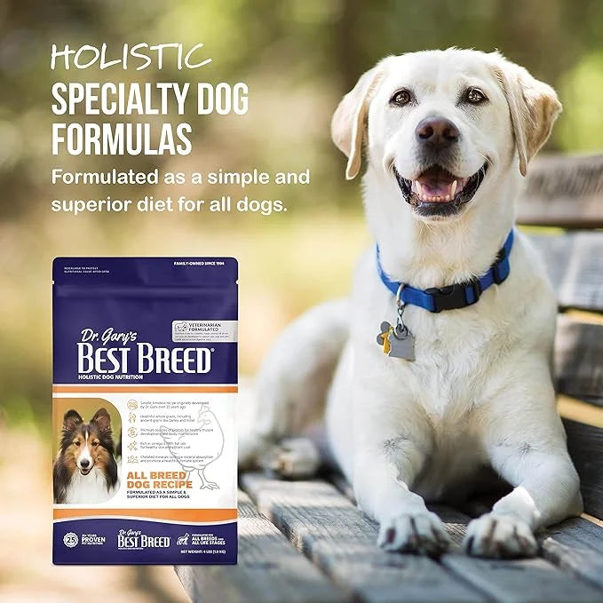Best Breed Dr. Gary's All Breed Dog Diet Made in USA [Natural Dry Dog Food for All Breeds and Sizes]- 13lbs., Dark Brown (...