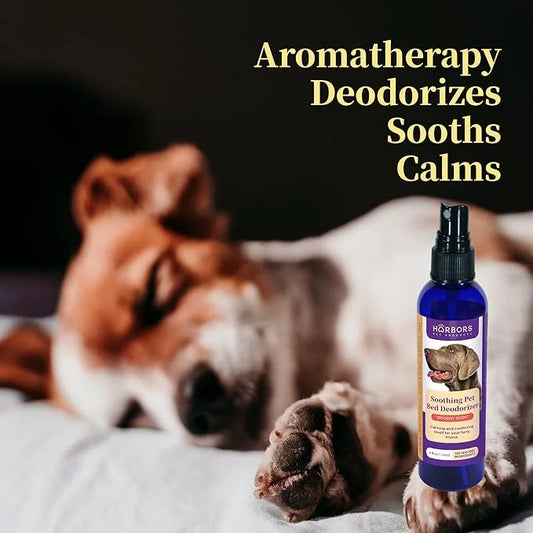 Harbors Soothing Pet Bed Deodorizer - Pet Aromatherapy | Deodorizers Pet Bed and Calms and Soothes Your Pet | 100% Satisfi...
