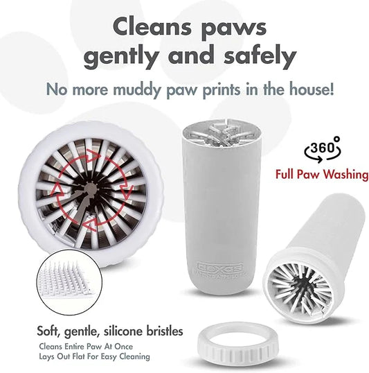 Dexas MudBuster Portable Paw Cleaner for Dogs, Large, Bright White Special Edition, Premium Pet Supplies and Accessories -...