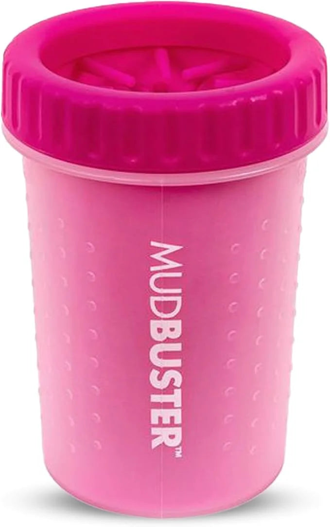 Dexas Pink Medium Dog Paw Cleaner, MudBuster - Premium Quality Pet Supplies and Dog Accessories for Dogs, Easy to Use, Mes...