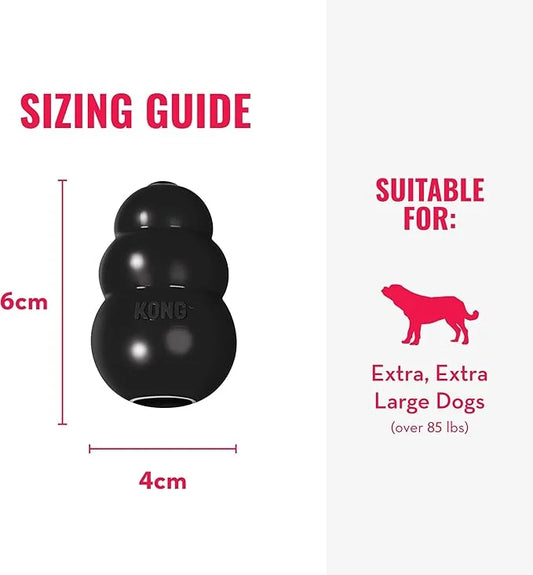 KONG Extreme Dog Toy - Fetch & Chew Toy - Treat-Filling Capabilities & Erratic Bounce for Extended Play Time Most Durable ...