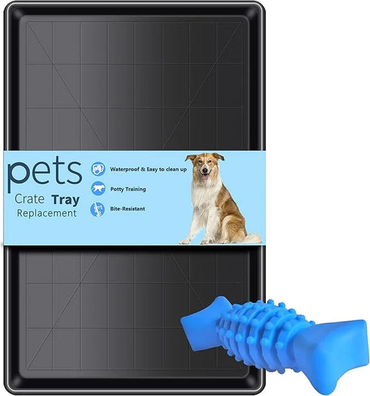 Dog Crate Tray 36" - ChewProof Replacement Pan, Easy to Clean, Easy to Assemble,Ideal for Potty Training - Perfect for Pet...
