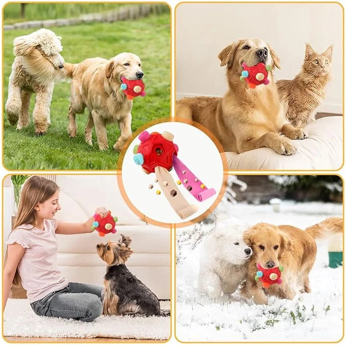Dog Snuffle Ball-Interactive Puzzle Dog Toys Encourage Natural Foraging Skills Slow Feeder for Training and Stress Relief,...