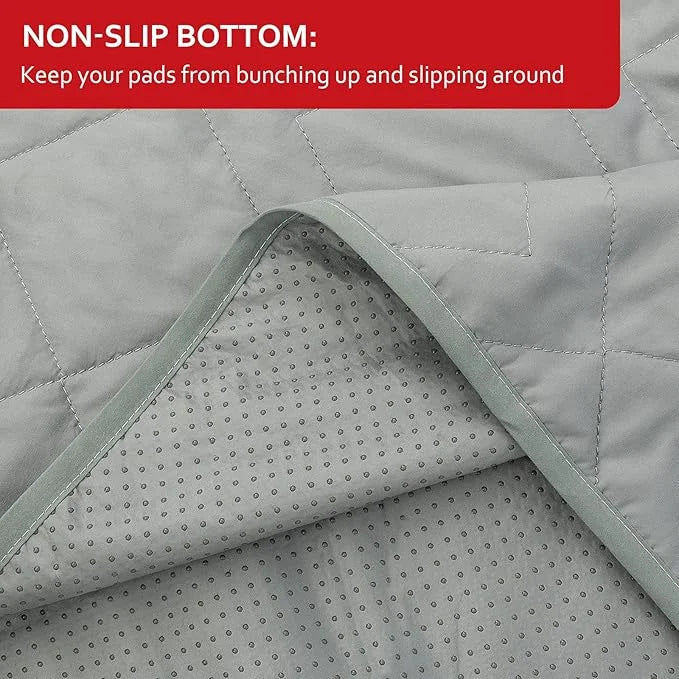 Waterproof Blanket 2 Pack Dog Bed Cover with Non-Skid Bottom, Couch Cover for Dogs, Mattress Protector Furniture Protector...
