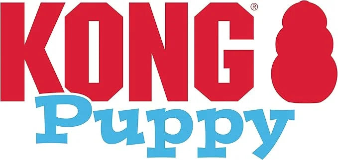 KONG Puppy - Natural Teething Rubber Chew Toy for Dogs - Stuffable Dog Toy for Extended Playtime - Chew & Fetch Toy for Pu...