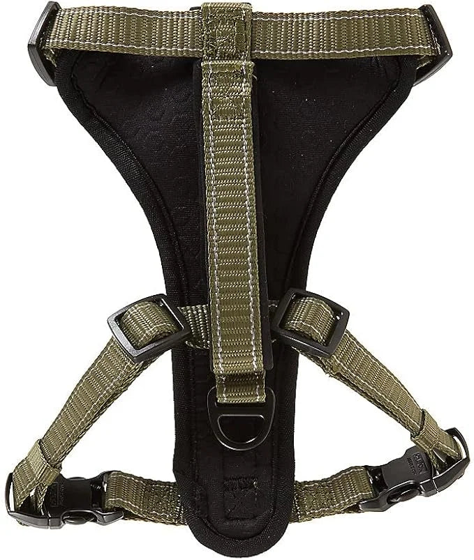 KONG Max Ultra Durable Neoprene Padded Chest Plate Dog Harness Offered by The Barker Company (Green, XL) - Product Image