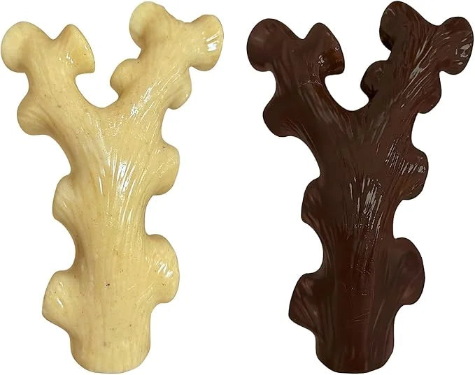 2 Pack Dog Chew Toys for Aggressive Chewers,Boredom and Stimulating Best Dog Toys for Medium/Large Breed,Tough Almost Inde...
