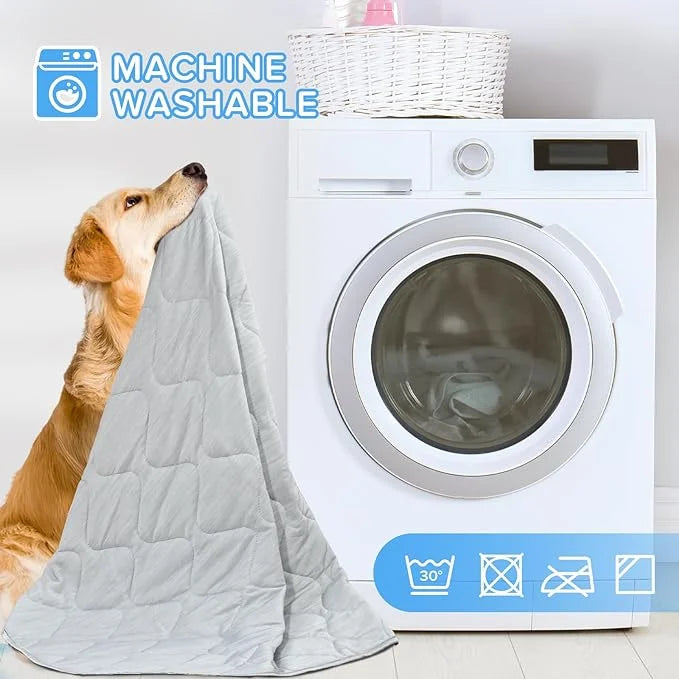 Rywell Cooling Mat 60 * 80IN, Cooling Comforter for Home Use Q-Max>0.5, Cooling&Soft Surfaces for All Seasons,Protect Furn...