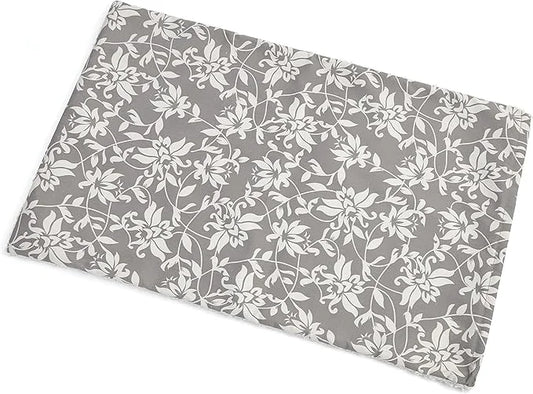 MidWest Homes for Pets Quiet Time Reversible Crate Pan Cover 30' Gray Floral/Fleece - Product Image