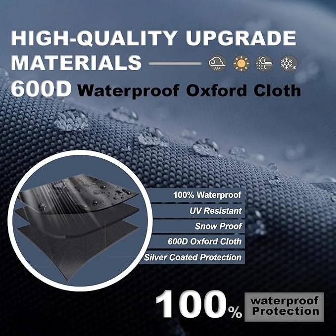 Outdoor Cat House Cover, Super Waterproof Feral Cattery Cat Cover, Cat Enclosure Cover, 600 D Heavy Duty Rain Sheet ,, 32x...