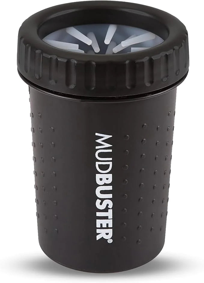 Dexas Medium Dog Paw Cleaner, Matte Black - Premium Quality Pet Supplies and Dog Accessories - Easy to Use and Clean MudBu...