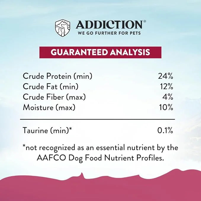 Addiction Viva La Venison All Life Stages Small Breed Grain-Free Premium Venison Dry Dog Food Crafted in New Zealand - 3.3...