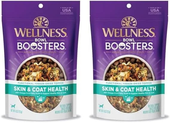 Wellness CORE Bowl Boosters Skin & Coat Dog Food Topper, 4 Ounce Bag (Pack of 2) - Product Image