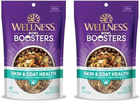 Wellness CORE Bowl Boosters Skin & Coat Dog Food Topper, 4 Ounce Bag (Pack of 2) - Product Image