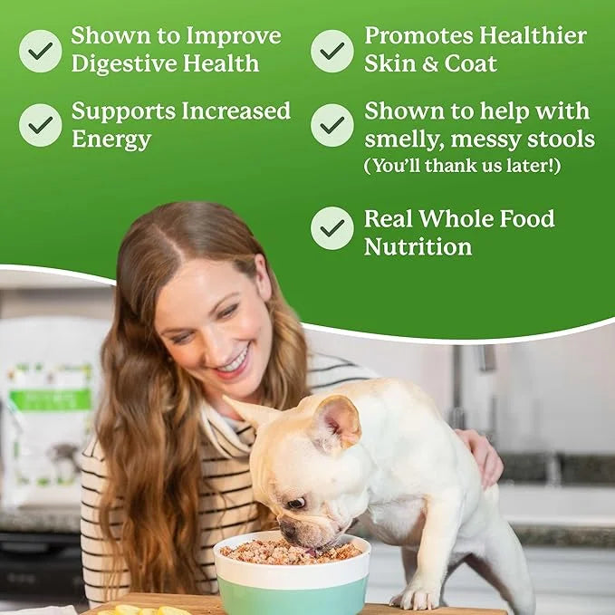 Dr. Harvey's Veg-to-Bowl Dog Food, Human Grade Dehydrated Base Mix for Dogs, Grain Free Holistic Mix, Trial Size (6.5 Oz) ...