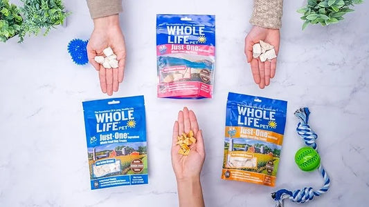 Whole Life Pet Just One Chicken - Dog Treat Or Topper - Human Grade, Freeze Dried, One Ingredient - Protein Rich, Grain Fr...