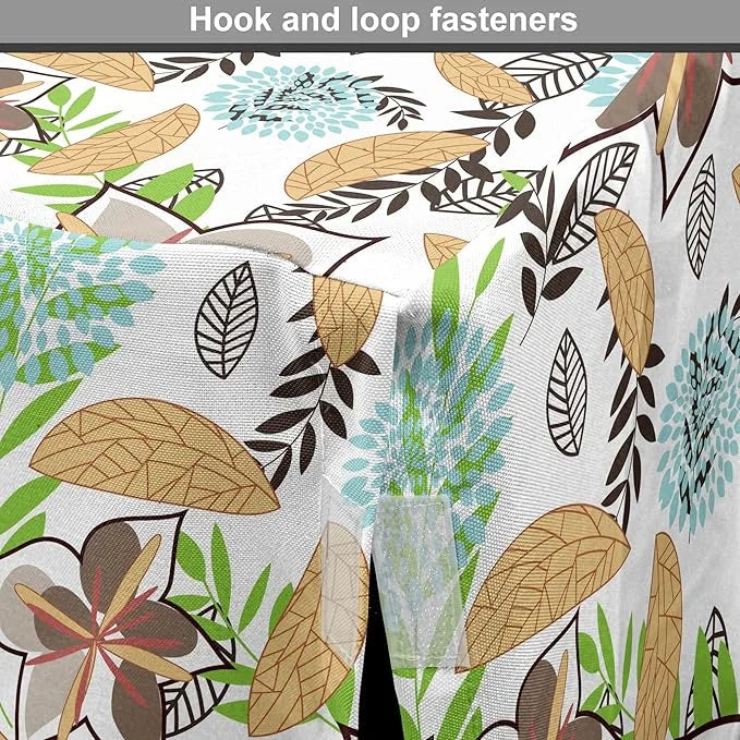 Lunarable Paint Dog Crate Cover, Leaf Petals Flourish Summer Florets Dahlia Romantic Girls, Easy to Use Pet Kennel Cover f...