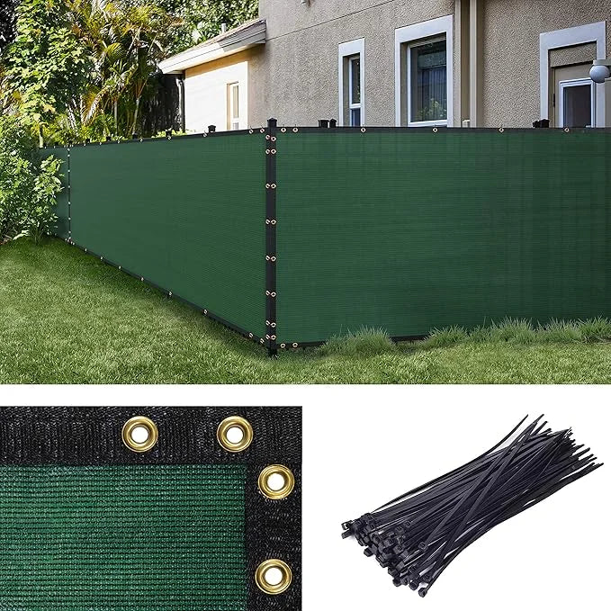 ColourTree 9' x 29' Green Custom Size Shade Cloth with Grommets - 90% Sunblock, Durable Mesh Fabric Tarp for Dog Kennel Co...