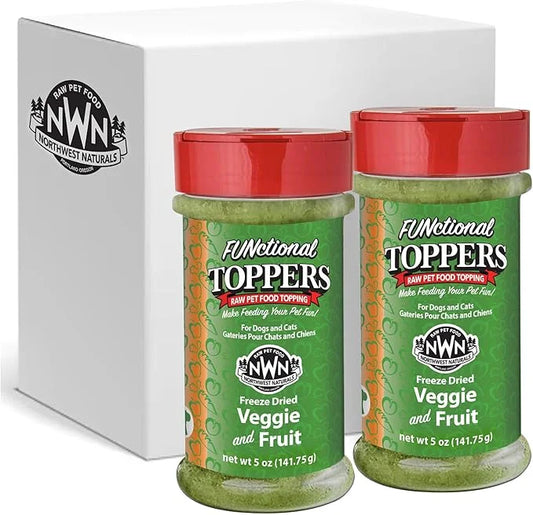 Northwest Naturals Freeze-Dried Veggie & Fruit Functional Topper - for Dogs & Cats - Healthy, Limited Ingredients, Human G...