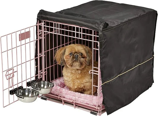 MidWest Homes for Pets iCrate Dog Crate Starter Kit, 24-Inch Dog Crate Kit Ideal for Small Dog Breeds (uo to 25 pounds) In...