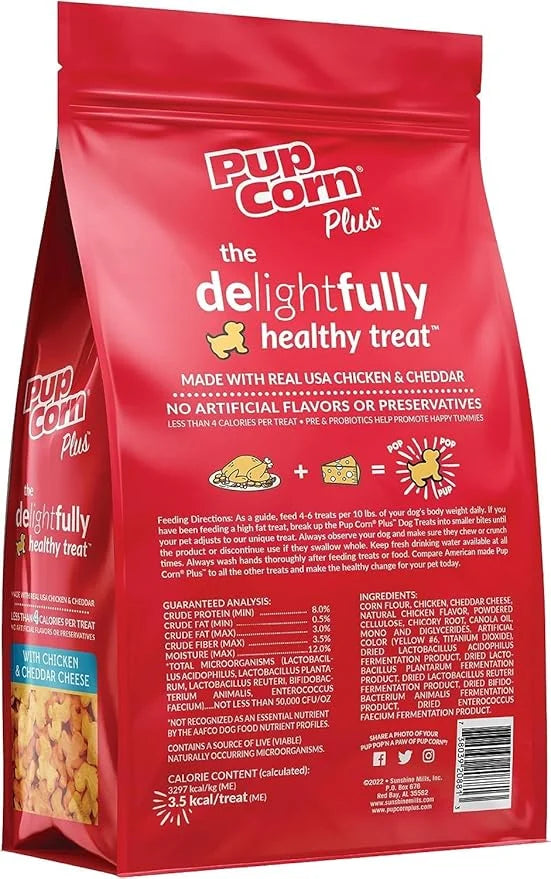 (3 Pack) Pupcorn Healthy Dog Treats - Product Image