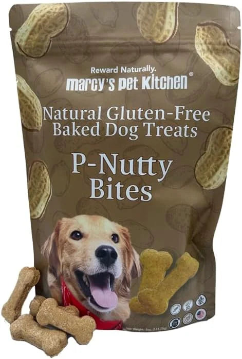 Marcy's Pet Kitchen- All Natural, Crunchy, Peanut Butter Dog Treats - Vet Approved- Homemade - Vegan, Gluten Free, Human G...