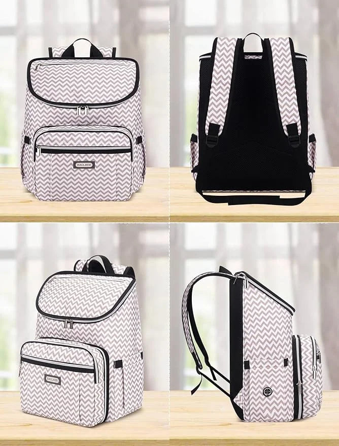 BAGLHER Travel Dog Backpack - Detachable Travel Dog Food Container for Pet Supplies Dog Gear Backpack,Dog Bag for Travelin...