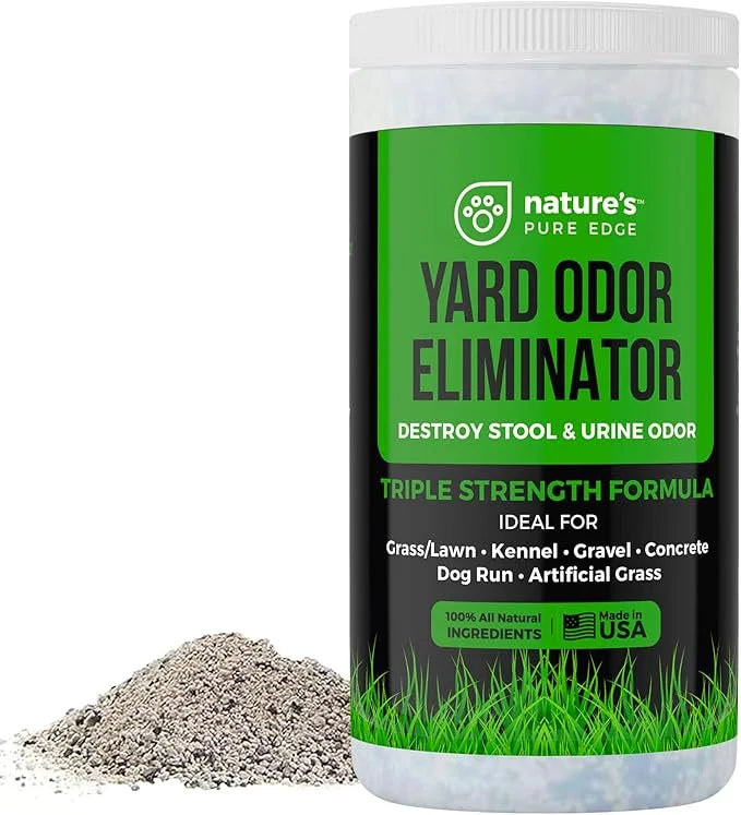 "Nature's Pure Edge,Yard Odor Eliminator. Perfect For Artificial Grass, Patio, Kennel, and Lawn. Instantly Removes Stool a...