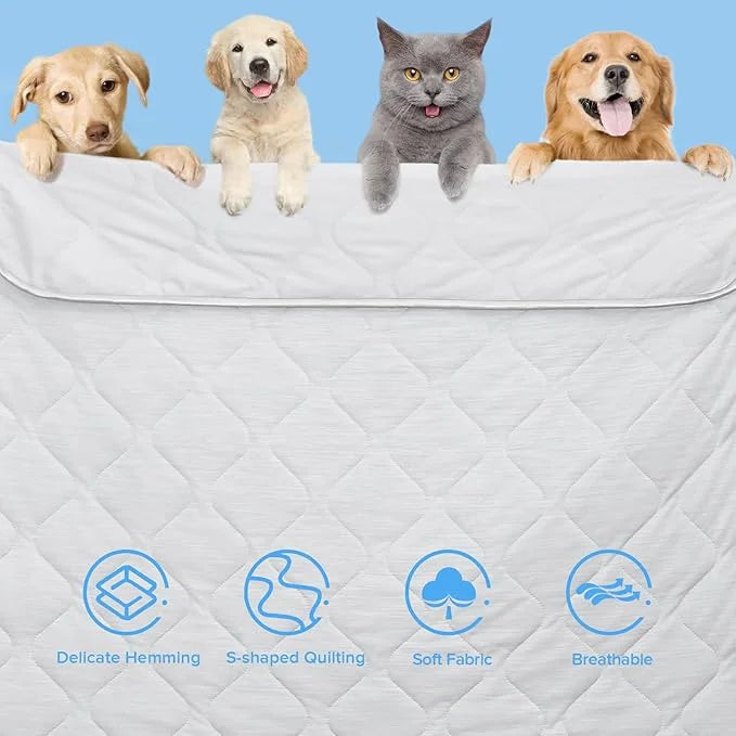 Rywell Cooling Mat for Dogs,Dog Cooling Mat Q-Max>0.5, Durable&Versatile with Cooling&Soft Surfaces for All Seasons,Protec...