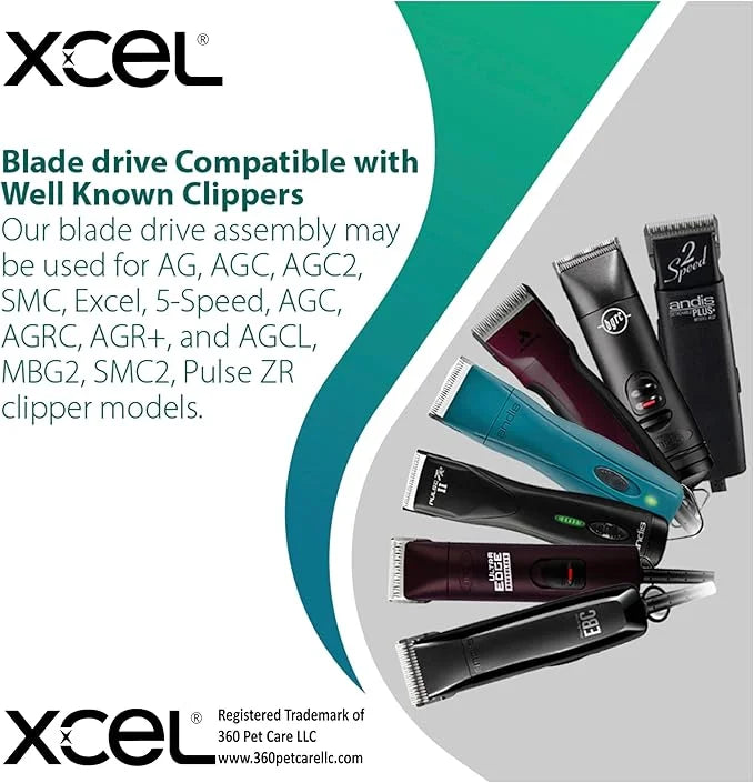 XCEL AGC Pro Drive Assembly Lever Replacement Blade for Pet Clipper (4 Pack) - Product Image