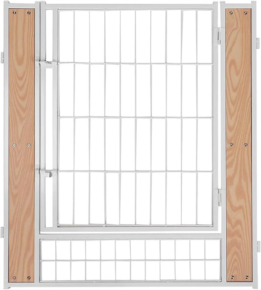 Heavy Duty Dog Playpen 32 Inch Height - Indoor Outdoor Pet Fence Enclosure for Medium and Small Dogs - Foldable Puppy Exer...