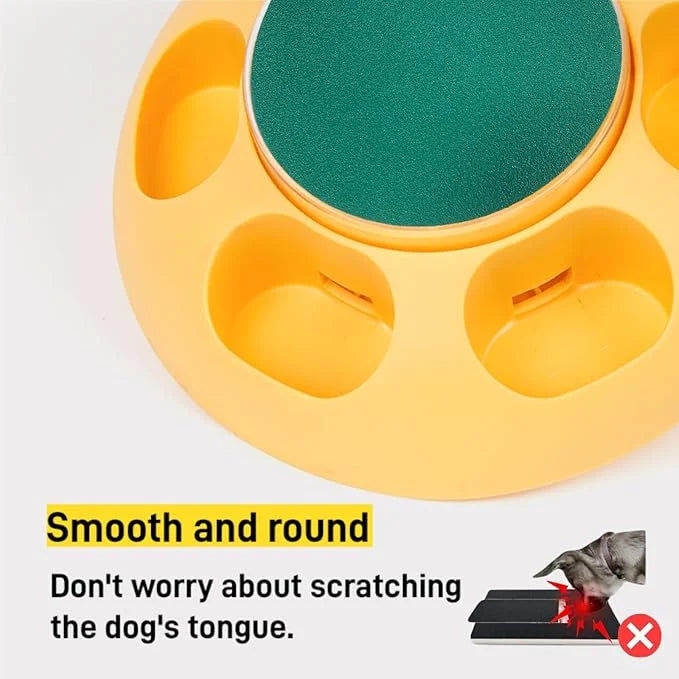 Multi-Functional Dog Scratch Pad for Nails,Slow Feeder Dog Bowls with Treat Box, Nail File Toy,Scratch Board for Dogs,4 Re...