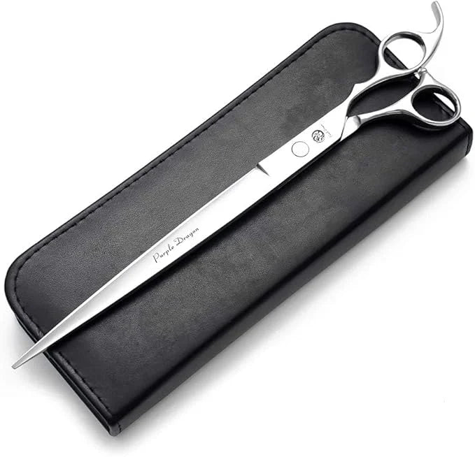Purple Dragon 5"/5.5"/6"/6.5"/7"/7.5"/8"/9"/10" Sharp Edge Hair Cutting Shears Pet/Puppy/Cat Grooming Scissors with Bag - ...