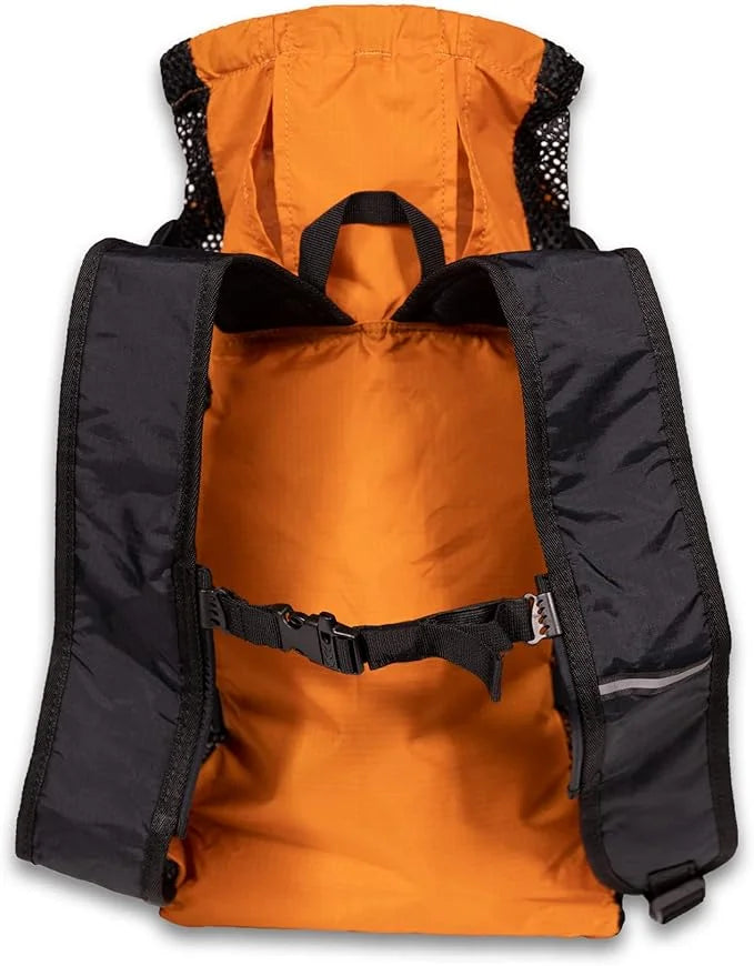 K9 Sport Sack Walk-On | Dog Carrier Dog Backpack with Harness & Storage (Small, Sunset Orange) - Product Image