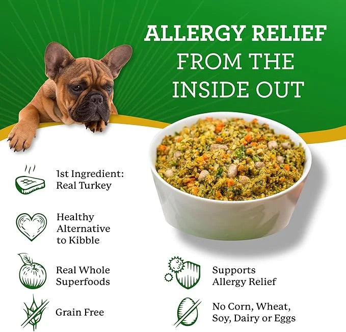 Dr. Harvey's Specialty Diet Allergy Turkey Recipe, Human Grade Dog Food for Dogs with Sensitivities and Allergies (5 Pound...