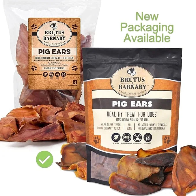 100% Natural Whole Pig Ear Dog Treat - 12 Pack Our Healthy Pig Ears Are Easy To Digest, Chemical & Hormone Free Thick Cut ...