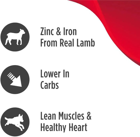 Nulo Adult Grain Free Dog Food: All Natural Dry Pet Food For Large And Small Breed Dogs (Lamb, 4.5Lb) - Product Image
