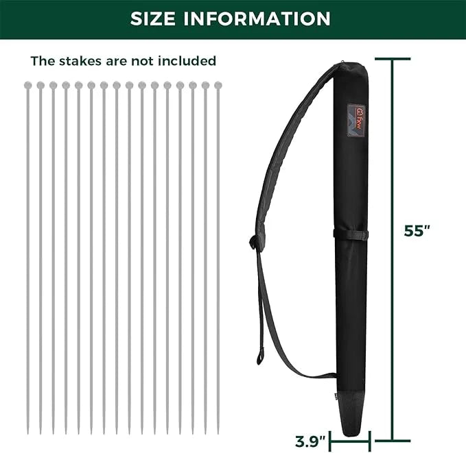 FXW Stake Bag Designed for Storing and Carrying While Camping, Suitable for All Dog Pen Brands - Product Image