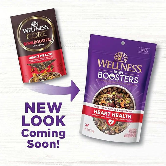 Wellness CORE Bowl Boosters Heart Health Dog Food Topper, 4 Ounce Bag - Product Image