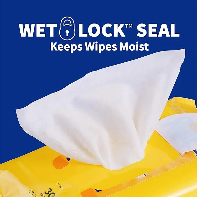 Wet Ones for Pets Deodorizing Multi-Purpose Dog Wipes with Baking Soda, 30 ct - 8 Pack | Dog Deodorizing Wipes for All Dog...