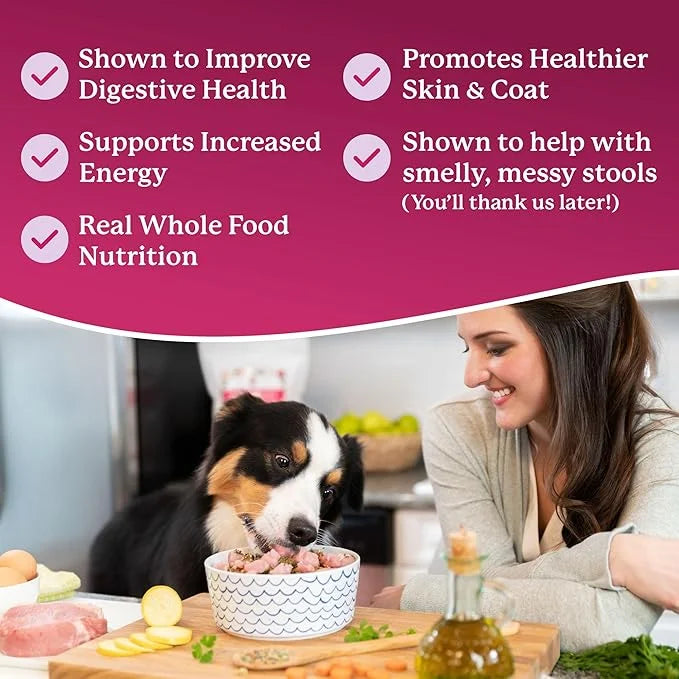 Dr. Harvey's Raw Vibrance Dog Food, Human Grade Dehydrated Base Mix for Dogs, Grain Free Raw Diet (3 Pounds) - Product Image
