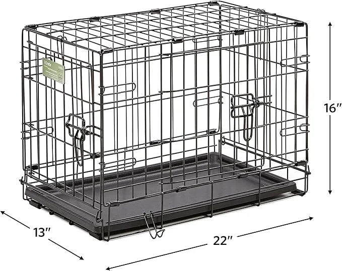 MidWest Homes for Pets iCrate Dog Crate Starter Kit | 22-Inch Dog Crate Kit Ideal for XS Dog Breeds (Weighing up to 12 Pou...