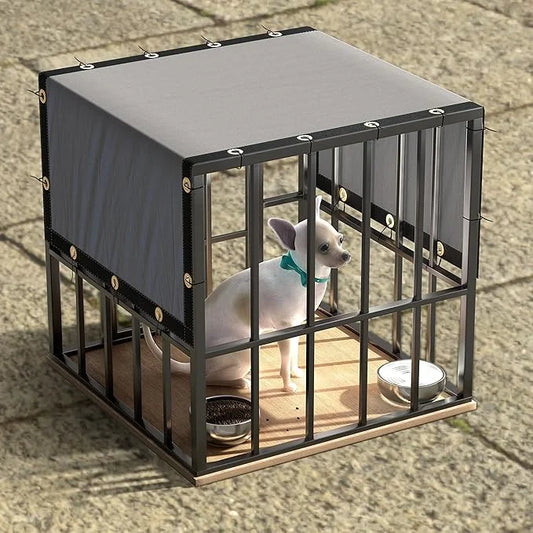 ColourTree 4' x 8' Grey Custom Size Shade Cloth with Grommets - 90% Sunblock, Durable Mesh Fabric Tarp for Dog Kennel Cove...