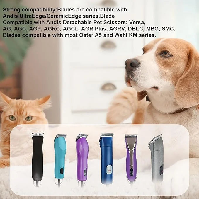 #30 Blade Dog Grooming Clipper Replacement Blades Compatible with Andis/Wahl/Oster Dog Clippers,Detachable Ceramic Blade &...