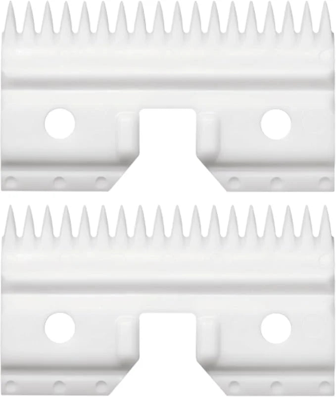 XCEL Ceramic Coarse Pet Replacement Cutter Blade Compatible with Andis, Oster A5 and Walh KM Series (2 Pack) - Product Image