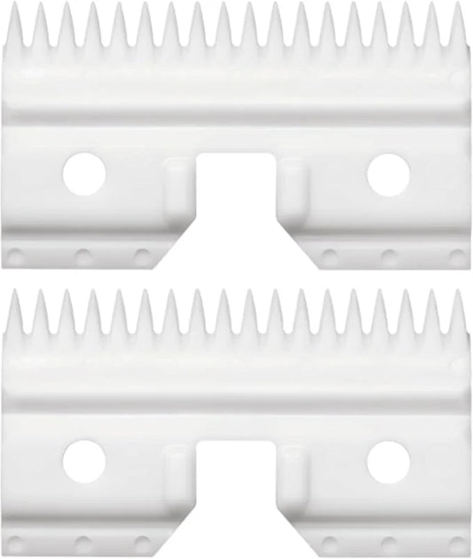 XCEL Ceramic Coarse Pet Replacement Cutter Blade Compatible with Andis, Oster A5 and Walh KM Series (2 Pack) - Product Image