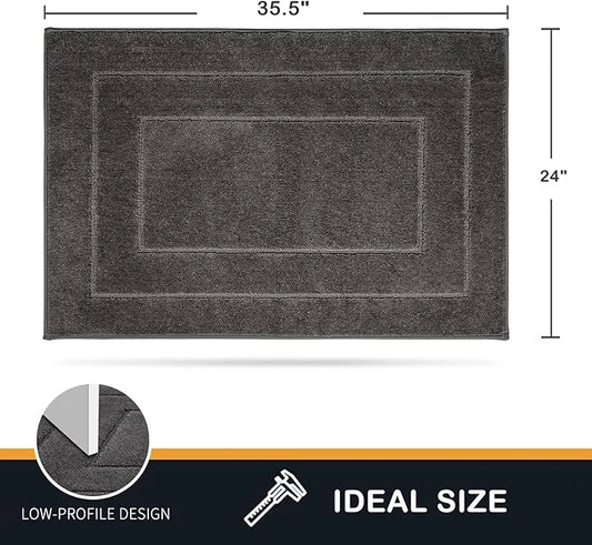 PURRUGS Dirt Trapper Door Mat 24" x 36", Non-Slip/Skid Machine Washable Entryway Rug, Dog Door Mat, Super Absorbent Welcom...
