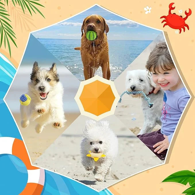 Zeaxuie 9 Pack Luxury Puppy Toys for Teething Small Dogs, Dog Toys with Cute Squeaky Puppy Chew Toys, Treat Ball and More ...